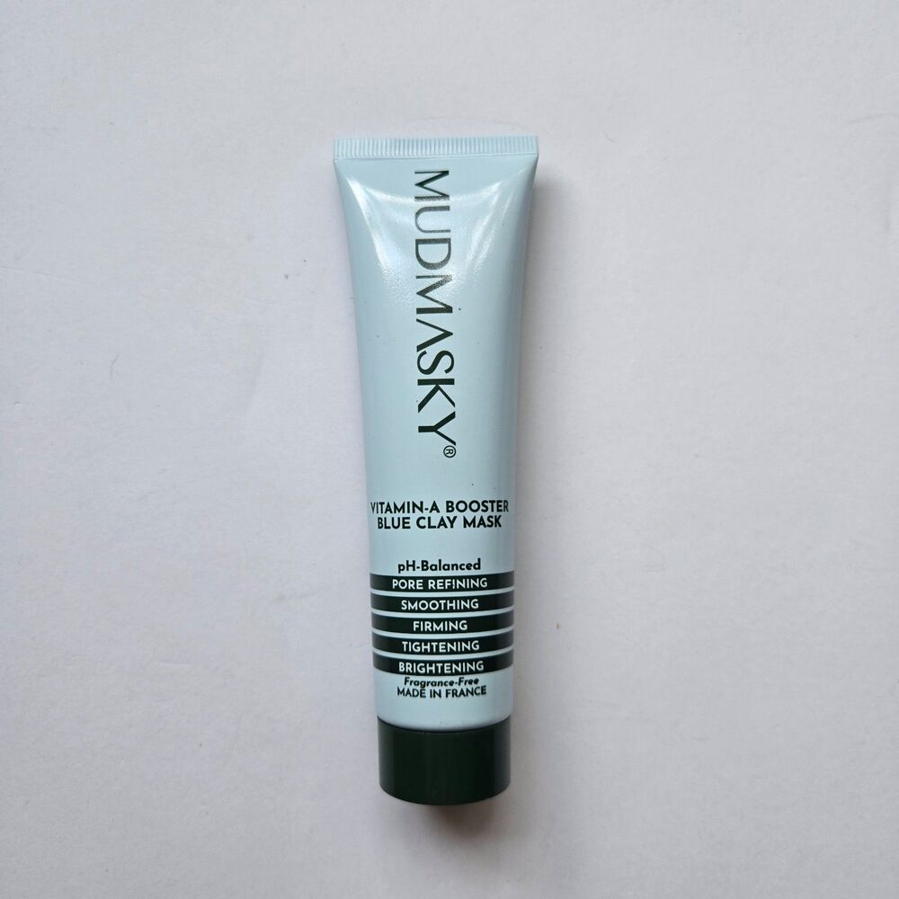 MUDMASKY Vitmain A Booster Blue Clay Mask Facial Skincare Full Size